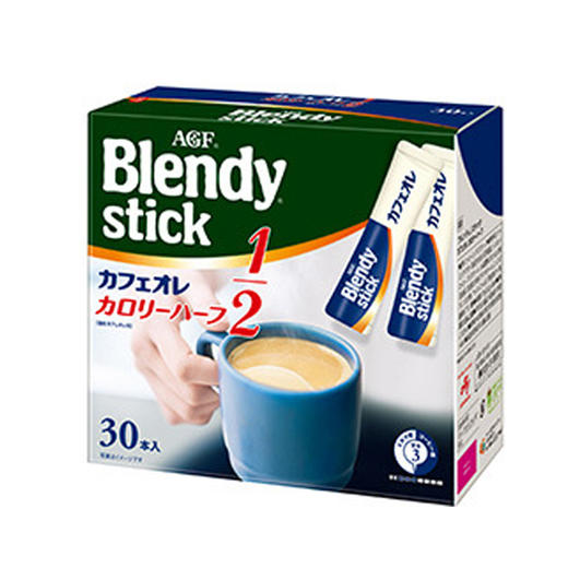 AGF原味拿铁速溶咖啡微糖深煎低卡路里171g/盒 商品图1