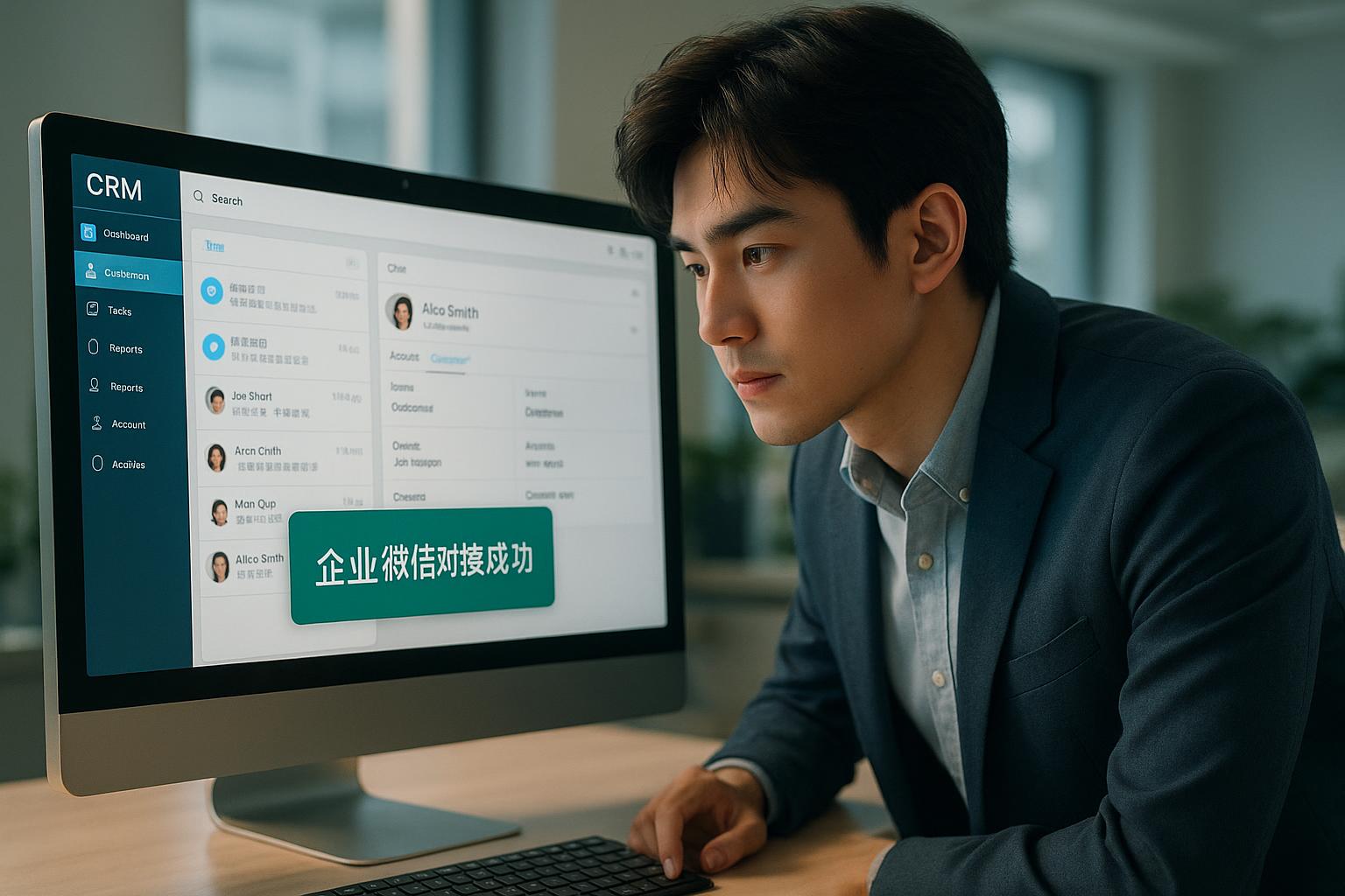 企业微信对接CRM能解决哪些管理痛点？