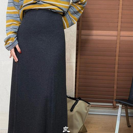 【预售7天】良木礼羊毛半裙（小美）（Q2592450） 商品图3