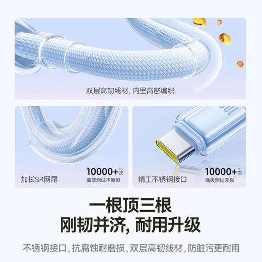 【春季主推】倍思 冰透磁吸系列 快充数据线 1米 商品图5