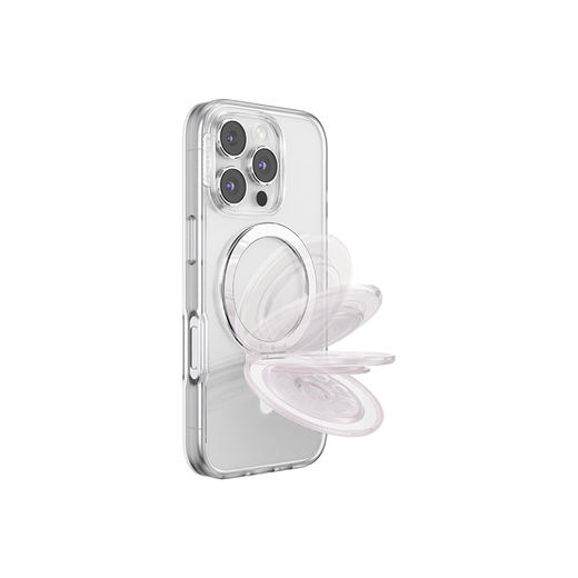 补货架到【站立MagSafe®手机支架】珍珠粉·MagSafe站立啪嗒 MAGSAFE磁吸手机气囊支架 Kick-Out 站立啪嗒 粉色 商品图5