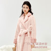 奶糖派奇趣乐园绒粉梦开襟睡袍毛绒舒适亲肤休闲保暖秋冬家居服女 商品缩略图3