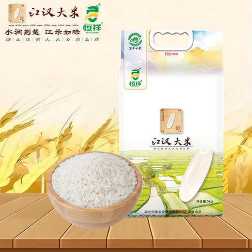 恒祥江汉大米监利大米5kg新米湖北长粒香米十斤装 商品图0