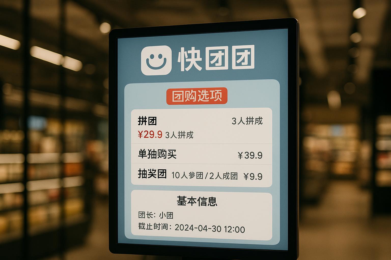 快团团团购平台的核心概念是什么？