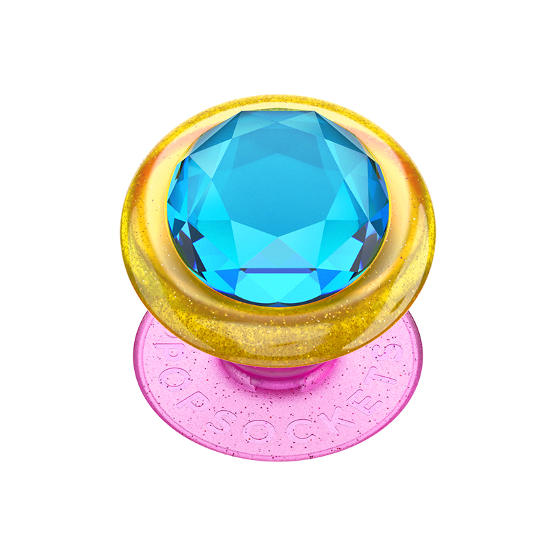 限时折上折【指尖珍宝】 淡水湖 POPGRIP泡泡骚手机粘贴式气囊支架 Jewel闪亮宝石系列 宝石奇缘