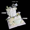 悬浮的绿野诗境：双层错层白玫瑰蛋糕 商品缩略图1