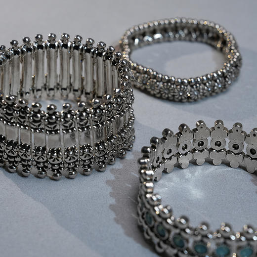 北京仓｜PHILIPPE AUDIBERT-Verona-银色 手链［法国设计师］ 商品图3