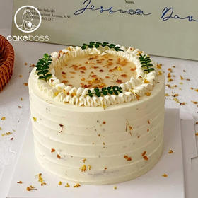 《许我耀眼》许妍同款桂花水果动物奶油蛋糕