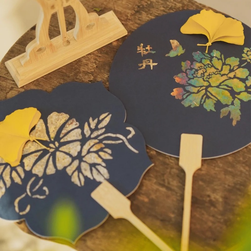 【非遗手作】烧箔扇