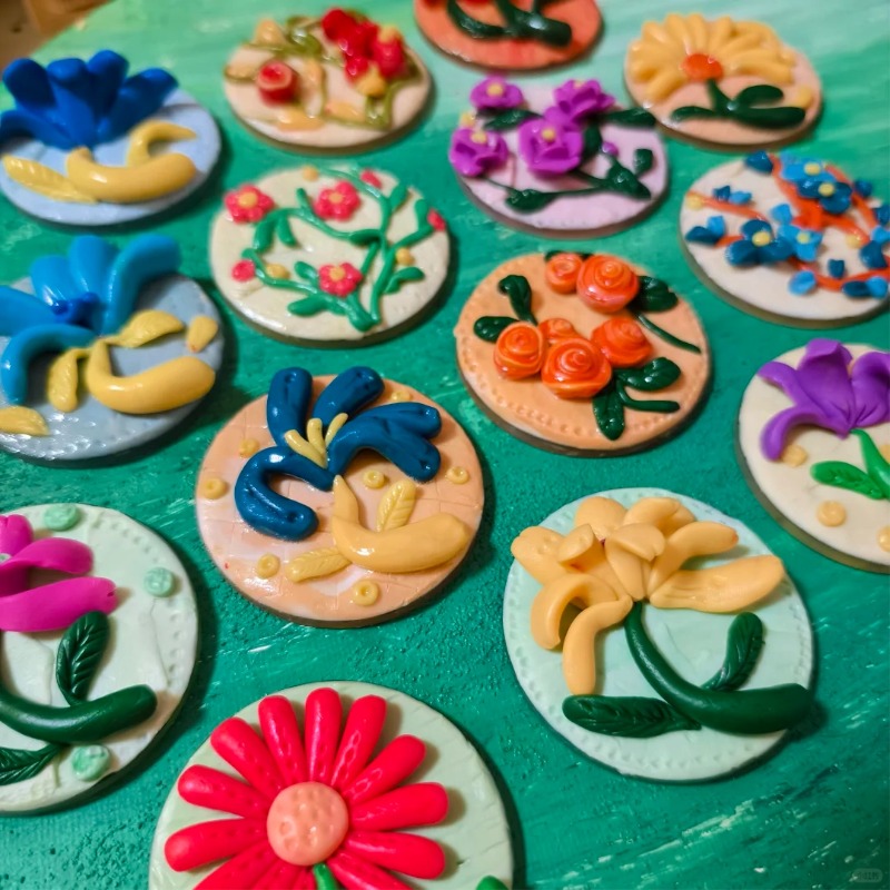 【手工DIY】泥塑冰箱贴