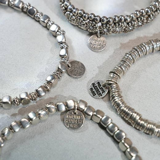 北京仓｜PHILIPPE AUDIBERT-Square-银色 小方块 手链［法国设计师］ 商品图2
