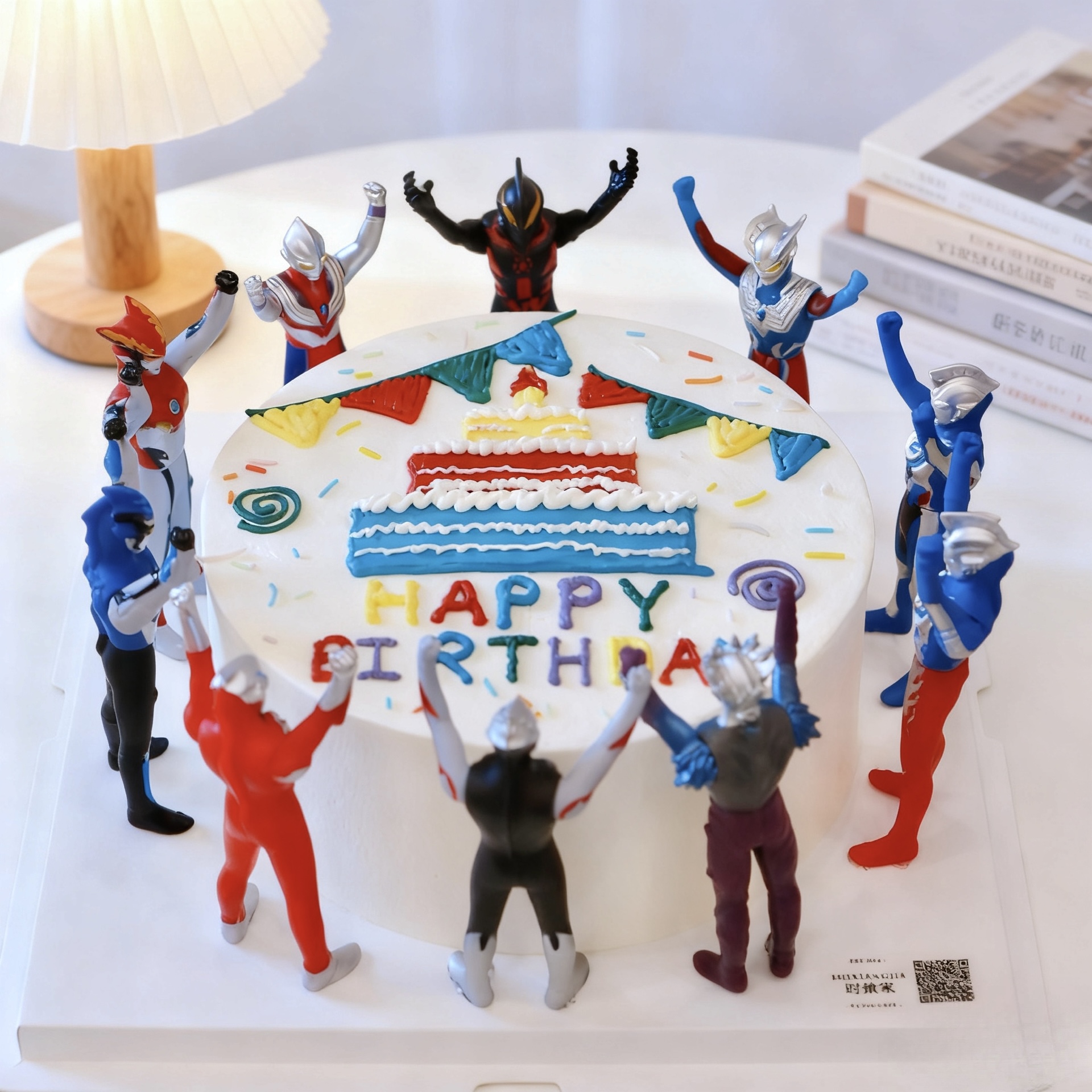 奥特曼之光 手绘 - 奶油蛋糕