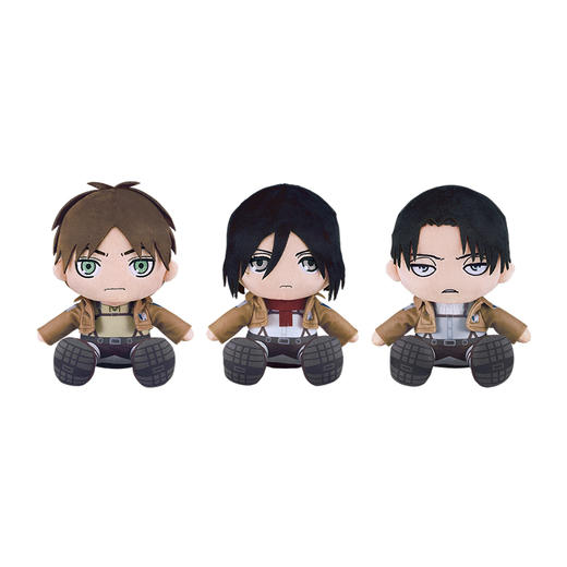 【GSC预售定金】毛绒玩偶 艾伦/三笠/利威尔 进击的巨人 手办模玩 商品图4