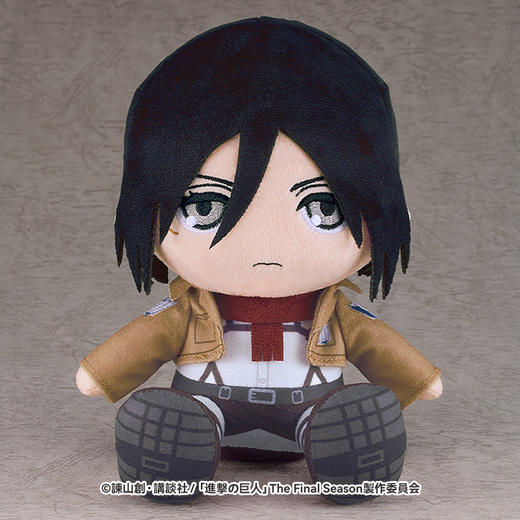 【GSC预售定金】毛绒玩偶 艾伦/三笠/利威尔 进击的巨人 手办模玩 商品图2