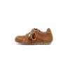 西村名物2025年秋季新款薄底平跟防滑系带舒适时尚流苏德训鞋X25CM32041 商品缩略图5