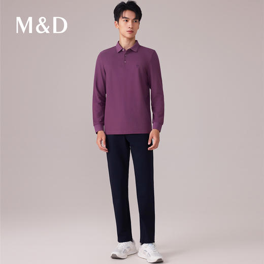 【名盾】长袖POLO衫MYCB11756B 商品图1