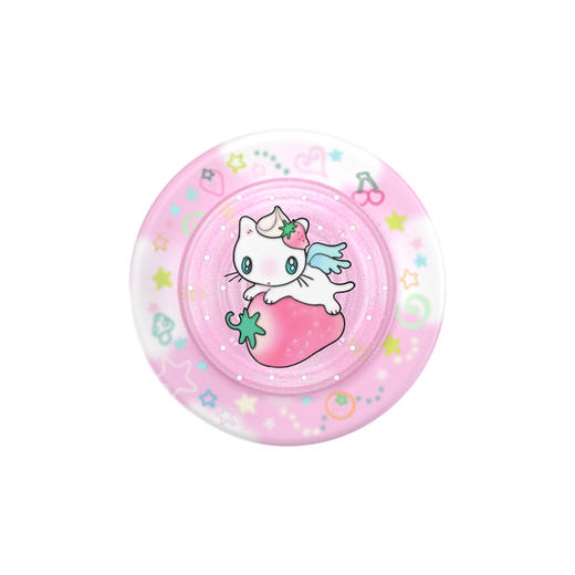 【小小篇章】草莓天使猫·MagSafe圆啪嗒 MAGSAFE磁吸手机气囊支架 Round圆啪嗒系列 粉色 灵感家 商品图1