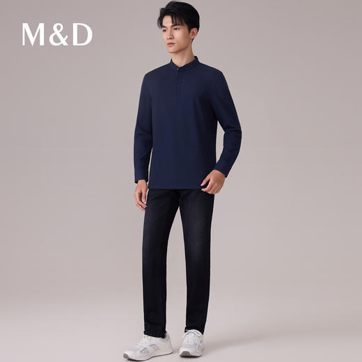 【名盾】长袖POLO衫MYCB11763B 商品图1