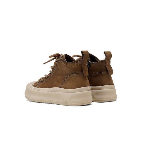 西村名物2025年冬季新款厚底平跟防滑系带舒适百搭短靴马丁靴X25DS49811 商品图6