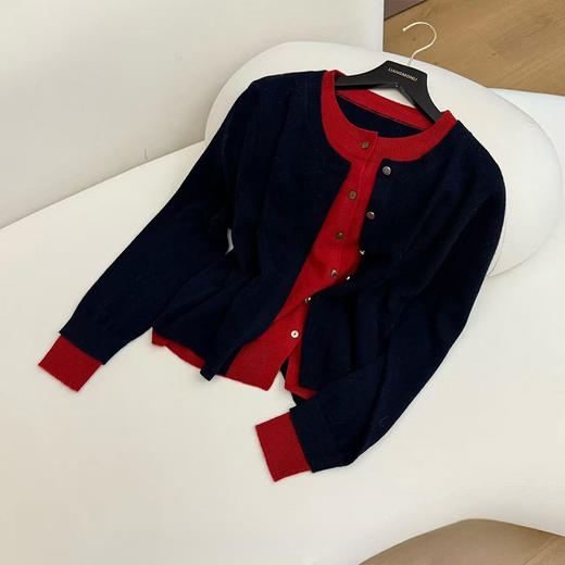 【预售7天】良木礼羊毛开衫（Q25101490F） 商品图0