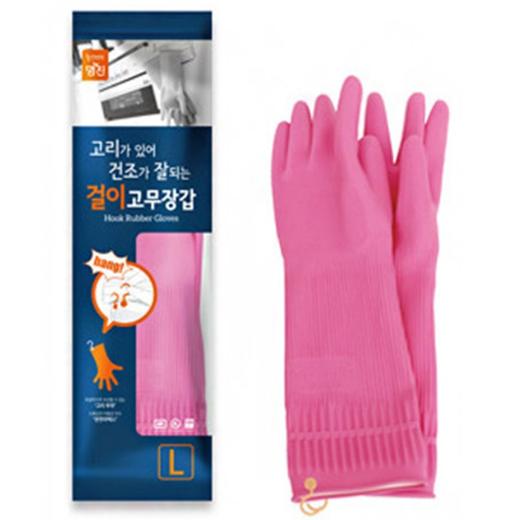 明进挂钩橡胶手套L(38x22)명진 걸이 고무장갑 商品图0