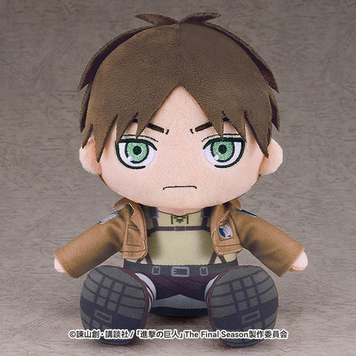 【GSC预售定金】毛绒玩偶 艾伦/三笠/利威尔 进击的巨人 手办模玩 商品图1