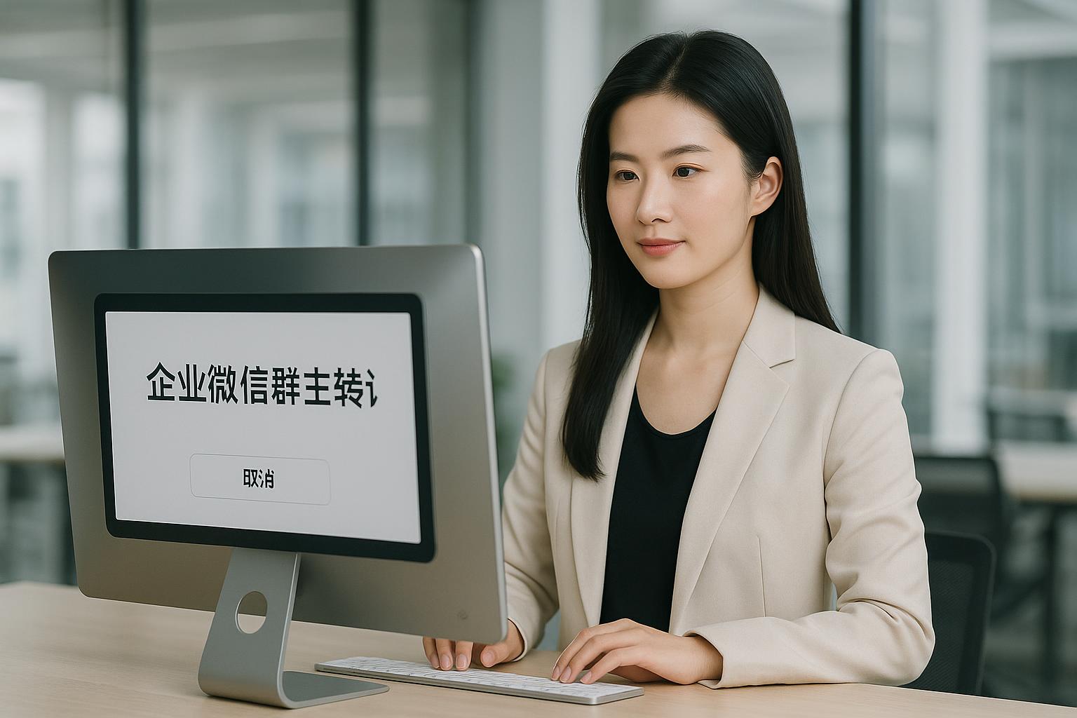 如何判断企业微信群主能否转让身份？
