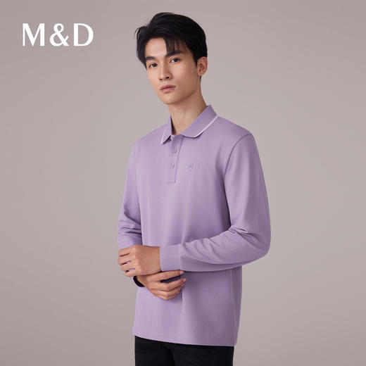 【名盾】长袖POLO衫MYCB11761B 商品图3