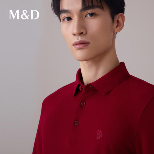 【名盾】长袖POLO衫MYCB11756B 商品图2