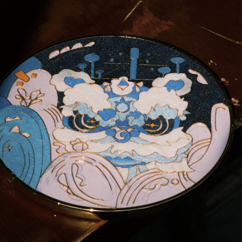 【非遗手作】掐丝珐琅装饰画