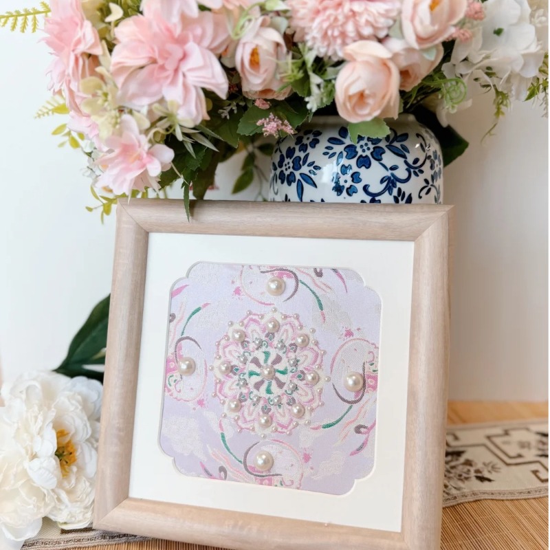 【手工DIY】中式珍珠画