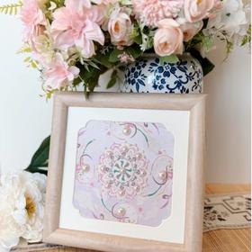 【手工DIY】中式珍珠画
