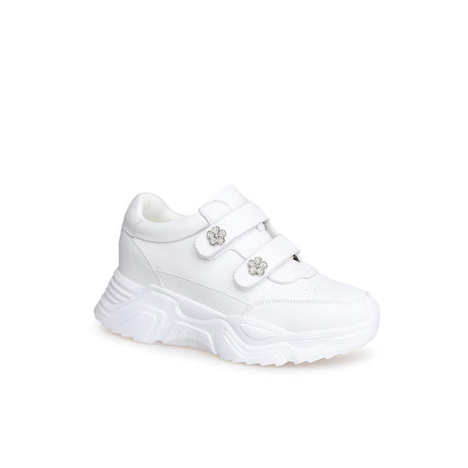 豪麟名鞋奥莱迪嘉女鞋牛皮革休闲鞋DJXXO52WX201白色  原价1960元 商品图0