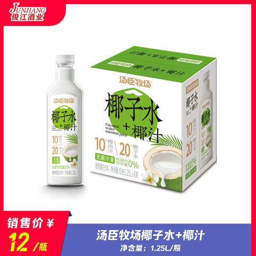 汤臣牧场椰子水+椰汁 净含量：1.25L 商品图0