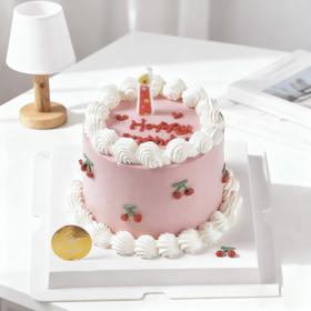 4英寸  小樱桃  奶油小蛋糕