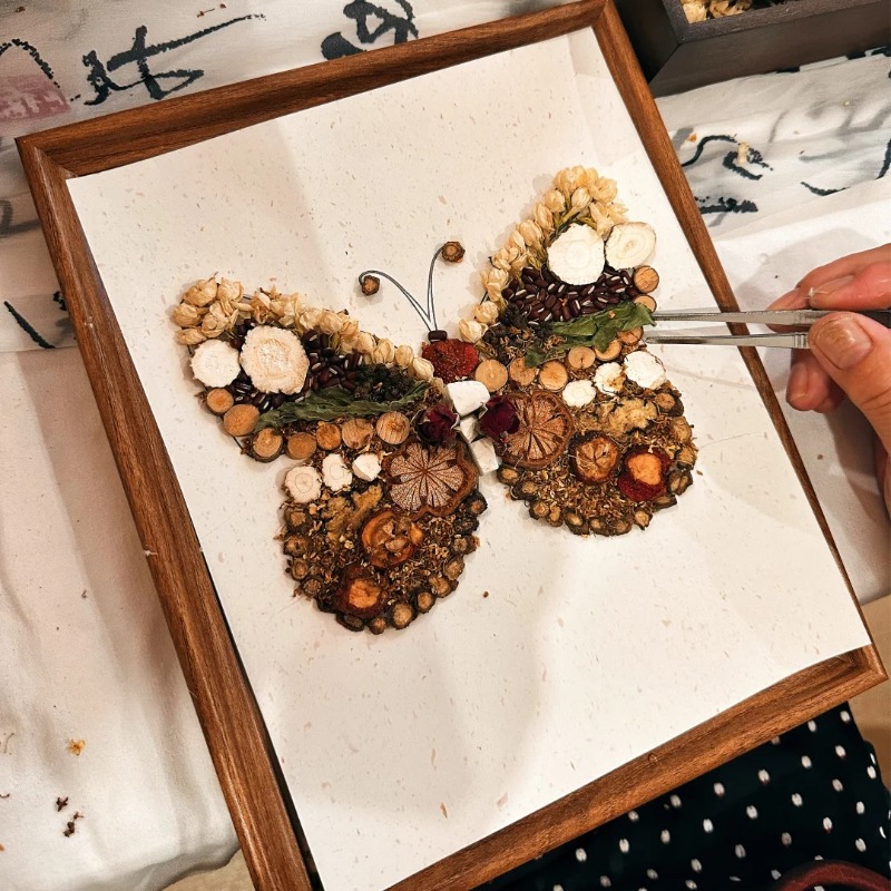 【手工DIY】中药装饰画