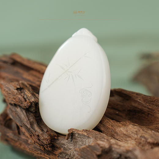 「年礼优选」【玉竹秘境】羊脂白玉竹挂件（一口价特惠款） 商品图3