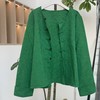 【抖音专属】新中式上衣（25810142-官绿） 商品缩略图1