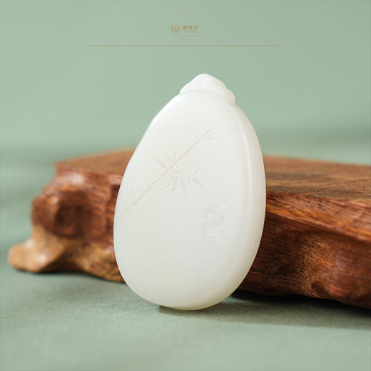 「年礼优选」【玉竹秘境】羊脂白玉竹挂件（一口价特惠款） 商品图1