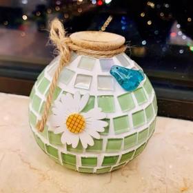 【手工DIY】马赛克花瓶