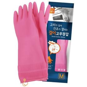 明进挂钩橡胶手套M(37x21)명진 걸이 고무장갑