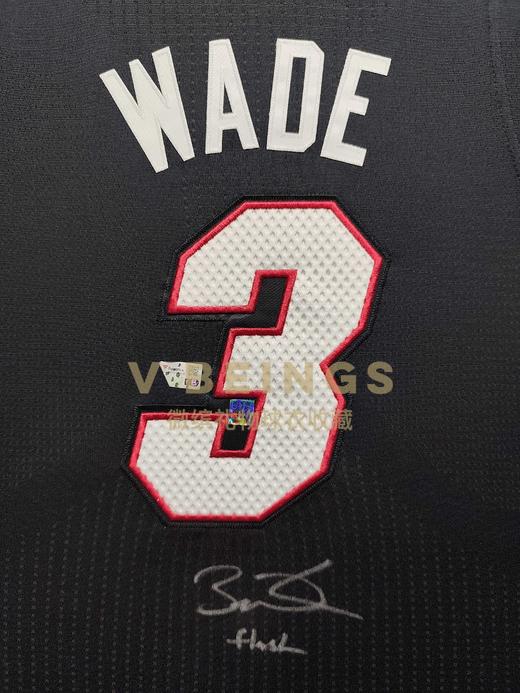 收藏系列 韦德 12/13黑色 闪电侠铭文 亲笔签名球衣 商品图2