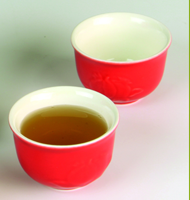 【深圳展抽奖专用】石榴小杯珊瑚红2只装