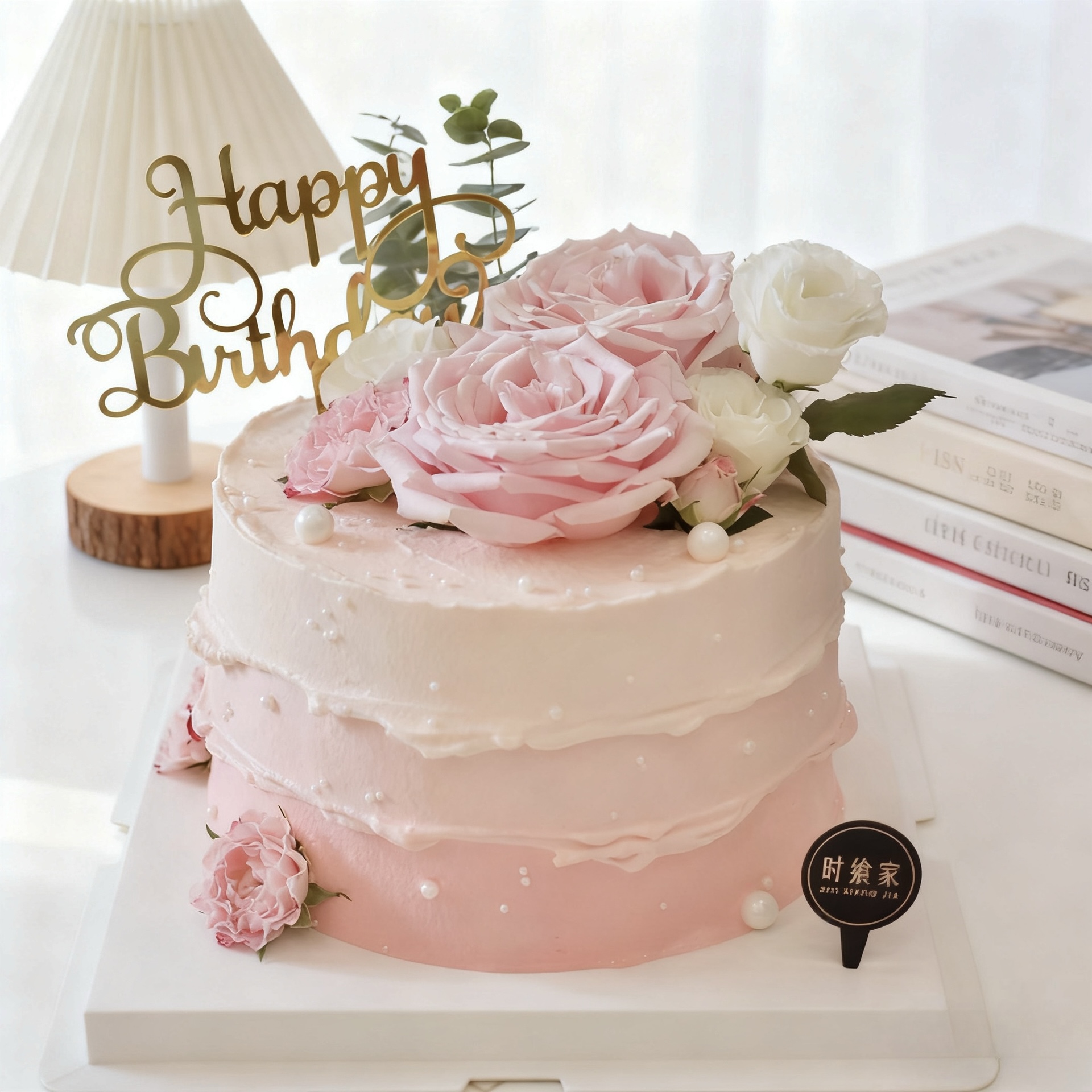 复古INS鲜花 蛋糕