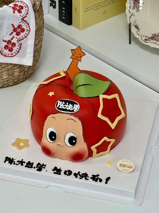 红苹果星星人蛋糕（修改昵称下单备注好哦） 商品图1