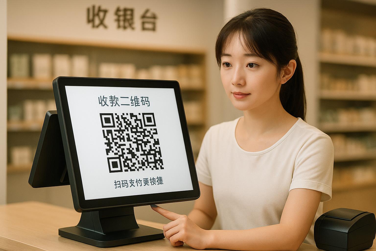 如何在收银系统中创建收款二维码？