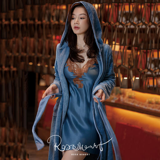 像躺在云朵上般松软的立绒长袍 P230936 商品图2