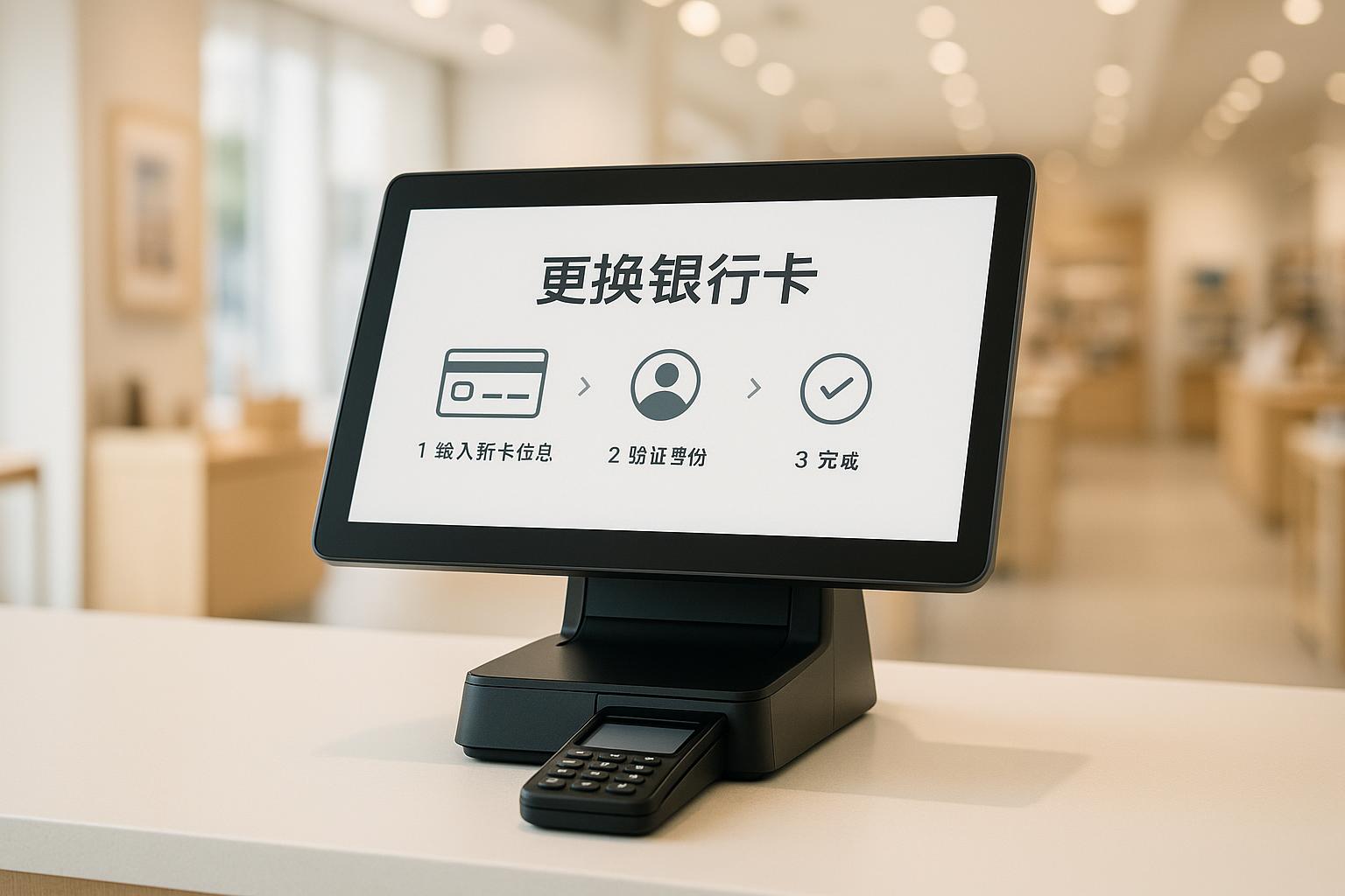 如何判断收银系统支持银行卡更换？