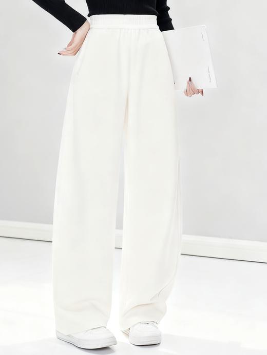 L1热销200+臣禾	【雪花裤】松紧腰休闲裤含蚕丝羊毛茧型裤 立体垂坠有型	JZ253061575 商品图2