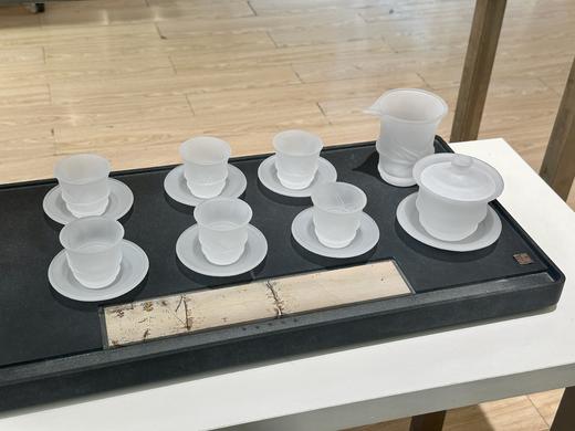 凯洛诗琉光竹影茶具手工水晶杯套装送礼高端随手礼套装创意茶艺杯琉光竹影素白茶具16件套 商品图4